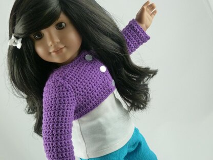 Classic Cardigan Sweater - 18" American Girl Doll