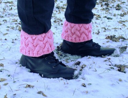 Strawberry Fluff Boot Cuffs