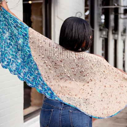 Sand to Sea Shawl