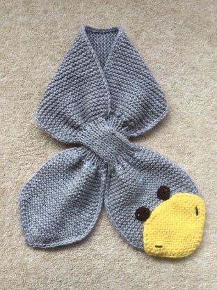 Child’s Animal Keyhole Scarf