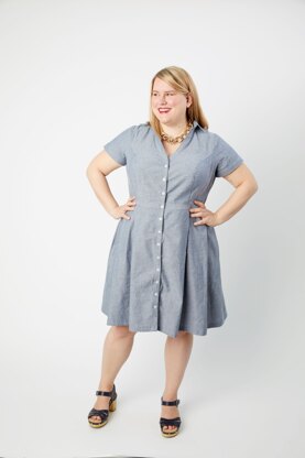 Cashmerette Lenox Shirtdress 1103 - Paper Pattern, Size 12 - 28