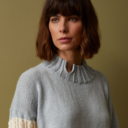 Mara - Jumper Knitting Pattern For Women in Debbie Bliss Cashmerino Aran by Debbie Bliss