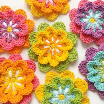 50 Beautiful Crochet Flowers - Free Patterns • Made From Yarn