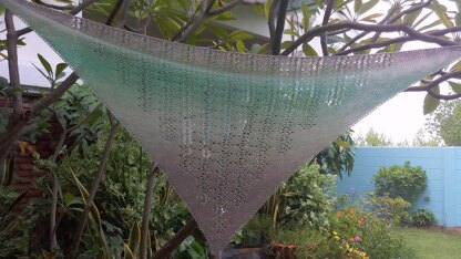 Shetland Eyelet Shawl