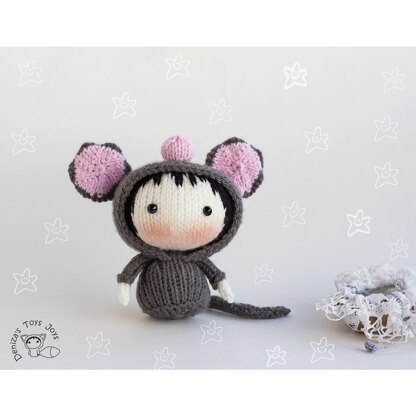 Gray Mouse Doll