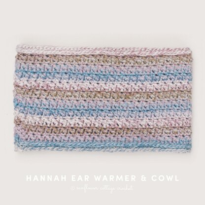 Hannah Ear warmer and cowl set