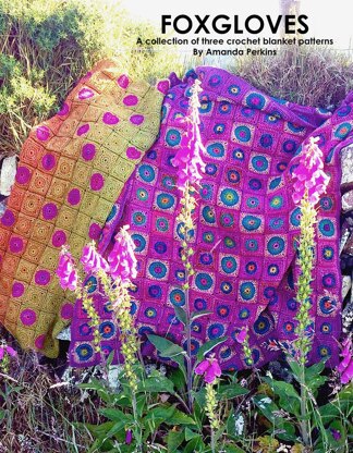 Foxgloves Crochet Blanket Pattern Book