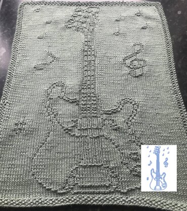 Nr. 494 Electric guitar guest towel