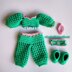 ASTRID crochet doll pattern with extra clothes, Amigurumi basic doll pattern, PDF amigurumi crochet (English, Deutsch, Français)