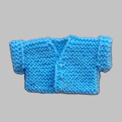 Cloud Blue Cardigan for Doll