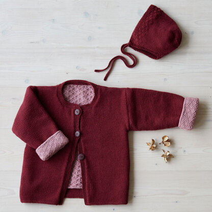 Rhubarb and Custard - Layette Knitting Pattern For Toddlers in Debbie Bliss Baby Cashmerino by Debbie Bliss