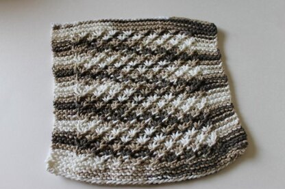 Star Stitch Dishcloth