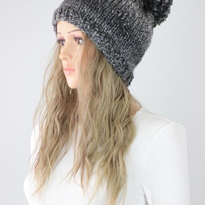 Gina Knit Pompom Hat #812