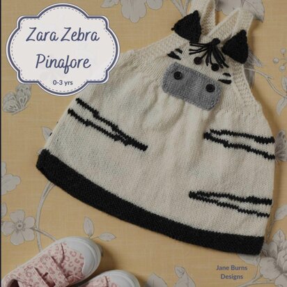 Zara Zebra Pinafore Dress