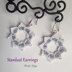 Crochet pattern for crochet Stardust Earrings - crochet pdf pattern -