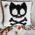 Halloween Cat Skull Pillow