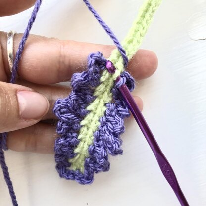 Lavender bunch crochet pattern