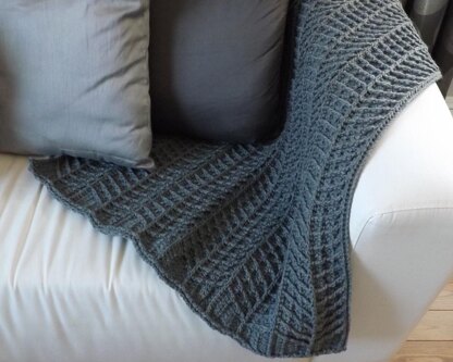 Hayden Chevron Crochet Blanket