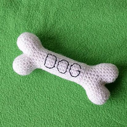 Dog Bone Amigurumi Crochet Pattern