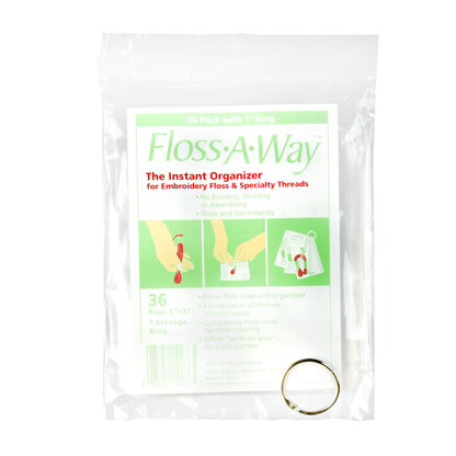  Sehlbach & Whiting Floss-A-Way 36 Pack With Ring