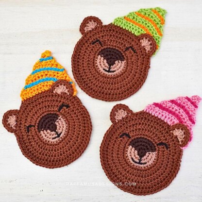 Party Bear Coasters