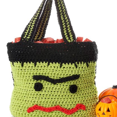 Monster Trick or Treat Bag in Lily Sugar 'n Cream Solids