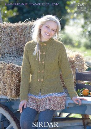 Gallop Jacket in Sirdar Harrap Tweed DK - 7481 - Downloadable PDF