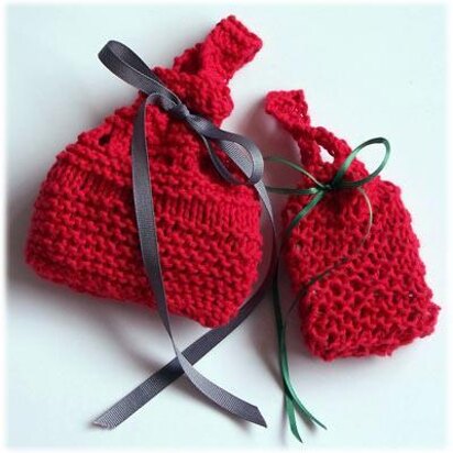 Quick-Gift Bags - knitting pattern