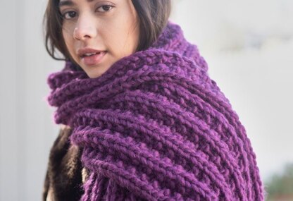 Becker Scarfs in Berroco Macro & Coco - Downloadable PDF