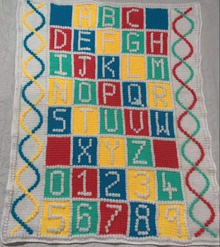Abc crochet blanket hotsell