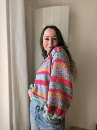 Strippie Sweater - KnitSis