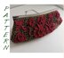 Irish crochet lace bag (clutch)décor