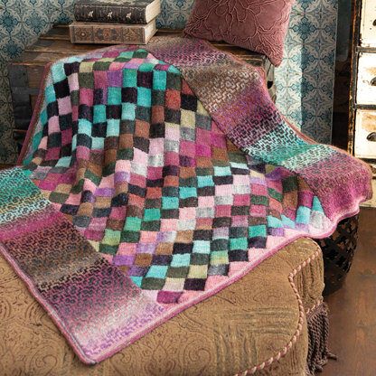 Noro 1618 Mosaic & Entrelac Blanket PDF