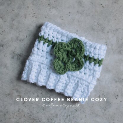 Clover Coffee Beanie Cozy