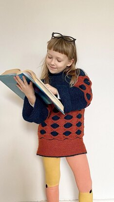 Honeycomb Tunic For Little Miss