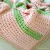 Watermelon Waffle Stitch Baby Blanket