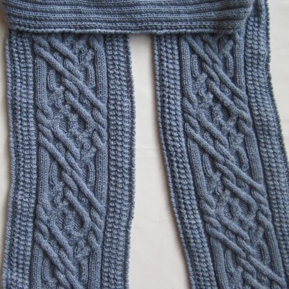 Erme Cabled Scarf