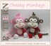 Cheeky Monkeys Amigurumi Crochet Pattern