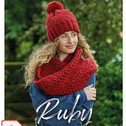 Ruby Lace Hat & Scarf in West Yorkshire Spinners - WYS1000284/ DFP0037 - Downloadable PDF