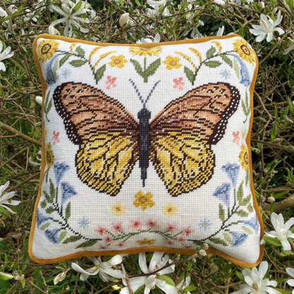 Bothy Threads Botanical Butterfly Tapestry Kit - 14 x 14in