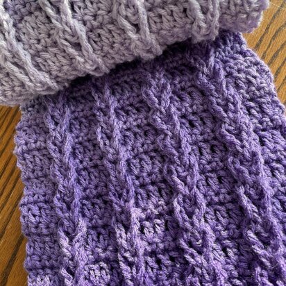 Shades of Lavender Scarf