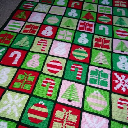 Christmas Patchwork Blanket