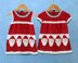 P131 Santa Dresses Knitting Pattern