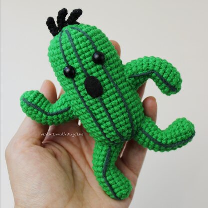 Cactuar Amigurumi Crochet Pattern – Final Fantasy-Inspired PDF (US Terms)