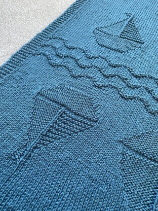 Sail Boat Blanket