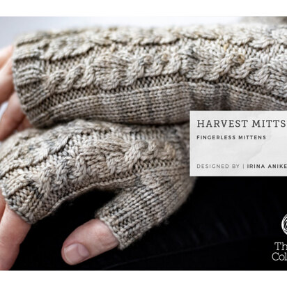Harvest Mitts by Irina Anikeeva - Gloves Knitting Pattern For Women in The Yarn Collective - knitting pattern
