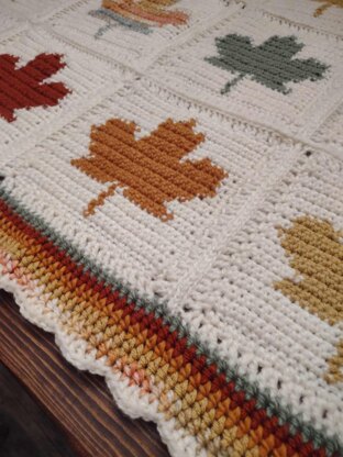 Canadian Maple Leaf Fall Throw