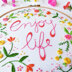 Tamar Enjoy Life Printed Embroidery Kit - 6in