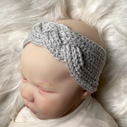 Mystery Braid Crochet Baby Headband