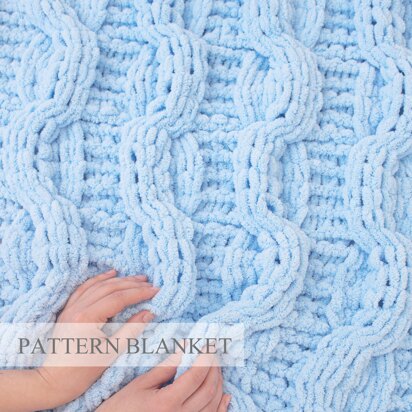 Big Twisted Blanket Pattern